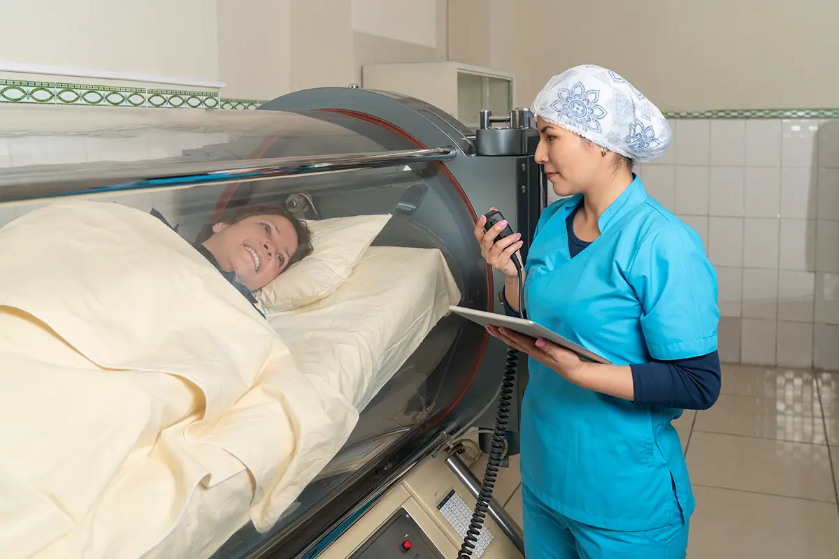 HBOTQ — hyperbaric oxygen therapy for severe anemia (bridge therapy)
